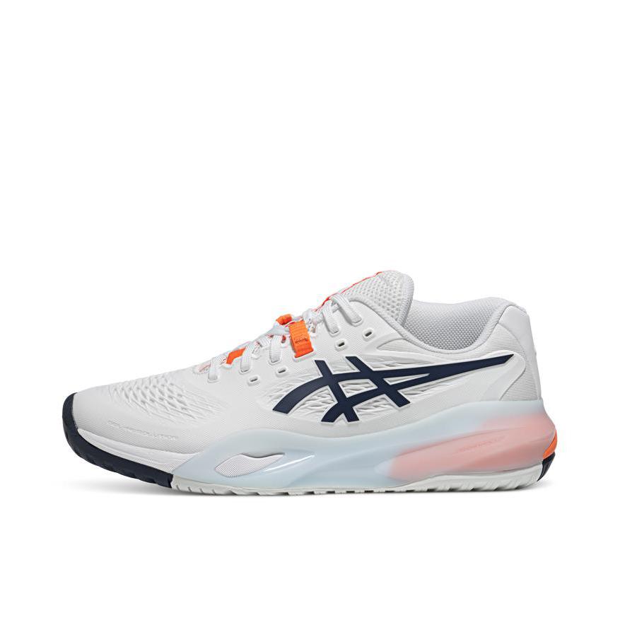 推荐商品：Asics/亚瑟士 Gel-Resolution X 防滑 耐磨 低帮 网球鞋 白色/蓝色