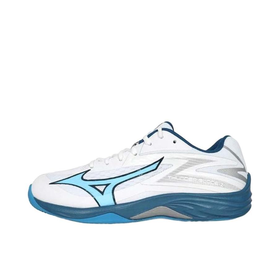 推荐商品：Mizuno/美津浓 Thunder Blade 2 舒适透气 耐磨防滑 排球鞋 白色/蓝色