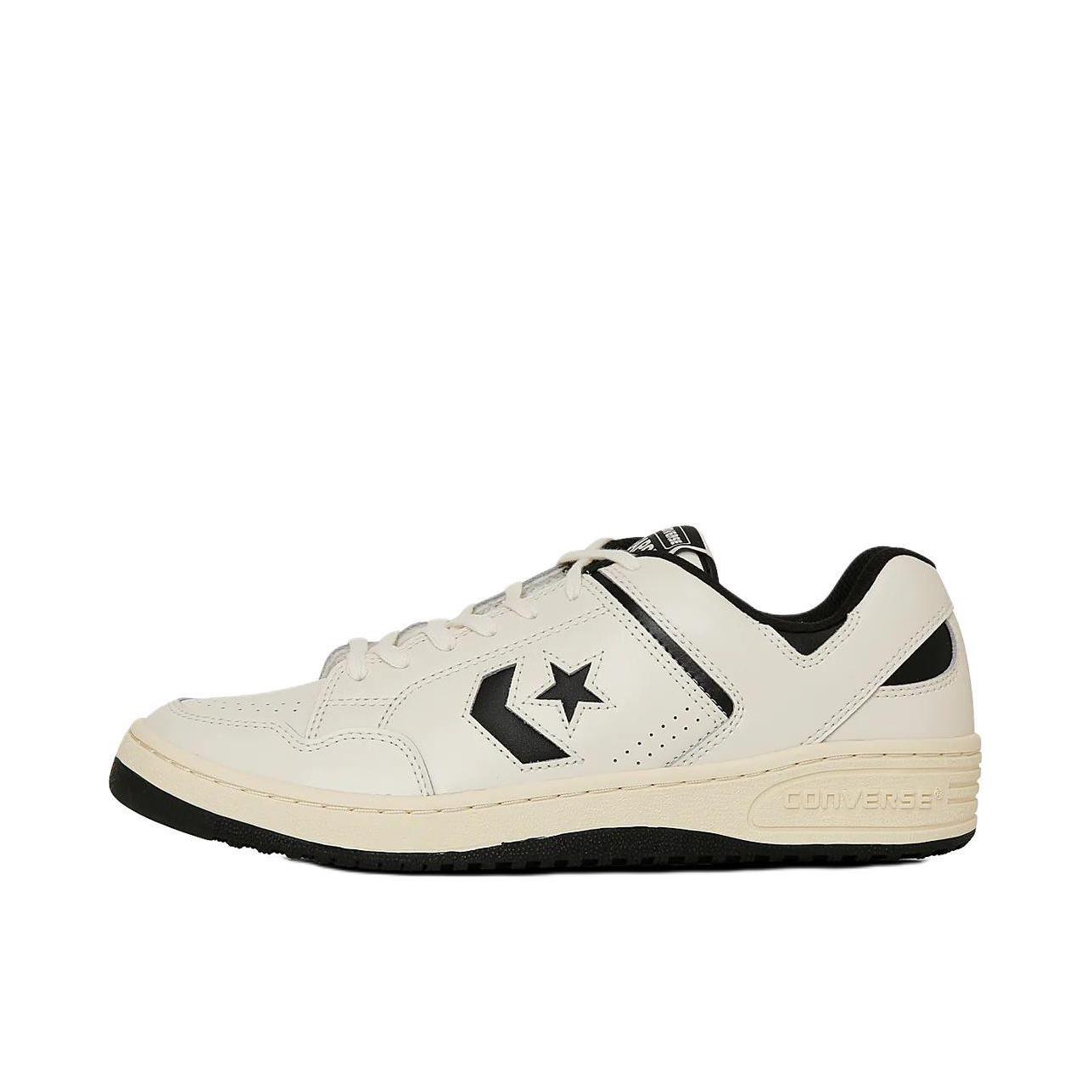 推荐商品：Converse/匡威 Weapon CC OX 防滑 低帮 圆头 平跟 板鞋 灰白色