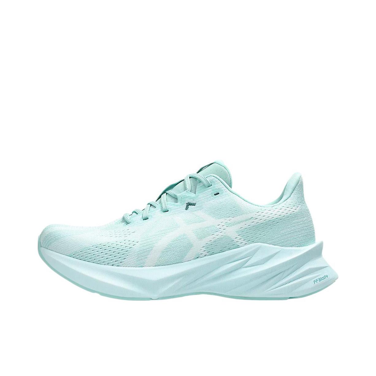 推荐商品：Asics/亚瑟士 DYNABLAST 5 跑鞋 百搭防滑抓地耐磨缓震低帮轻量回弹支撑贴合 女款/绿色