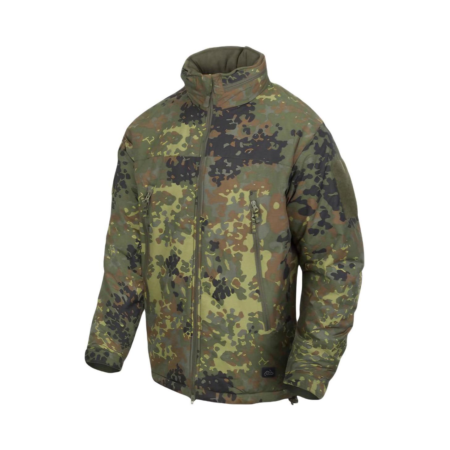 推荐商品：Helikon/赫利肯 轻量化防风防寒防水短款棉服 L7 德班迷彩