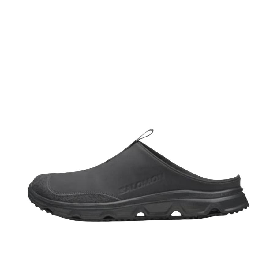 推荐商品：Salomon/萨洛蒙 Rx Slide Leather Advanced 休闲时尚 一字 恢复轻量 碳黑色