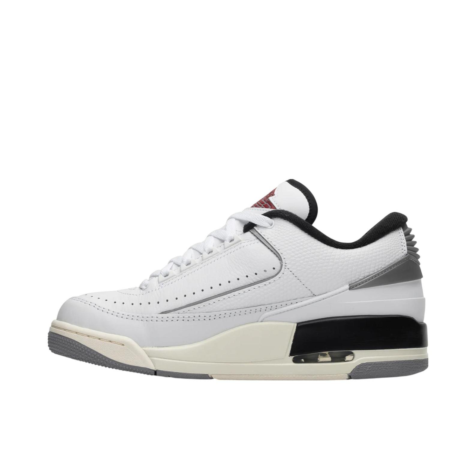 推荐商品：Air Jordan 2/3 运动休闲鞋 防滑耐磨缓震透气低帮圆头复古时尚百搭 白色/灰色