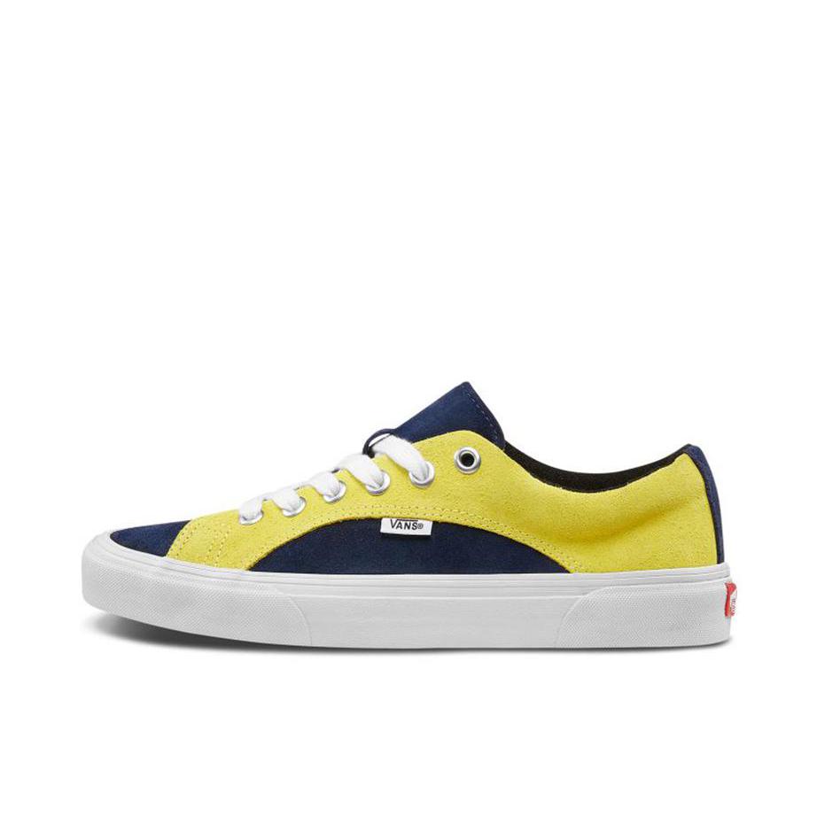 推荐商品：Vans/范斯 Lampin 板鞋 防滑耐磨舒适轻便休闲复古 Black/Yello 黄黑