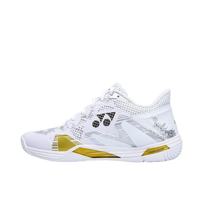 推荐商品：YONEX/尤尼克斯 Power Cushion Eclipsion Z 3 羽毛球鞋 系带稳定型防滑耐磨包裹性支撑回弹抗冲击织物合成革 白色 