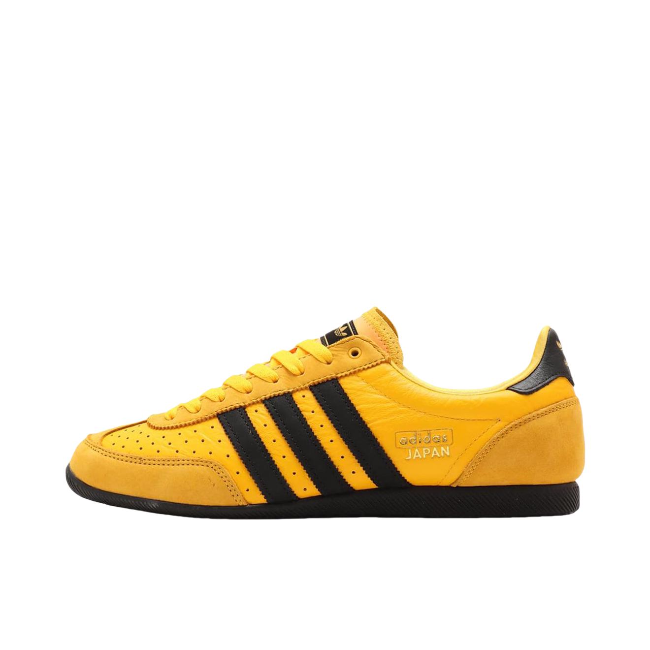 推荐商品：adidas Originals JAPAN 板鞋 防滑耐磨舒适低帮平跟复古百搭时尚薄底贴合 黄色/黑色 