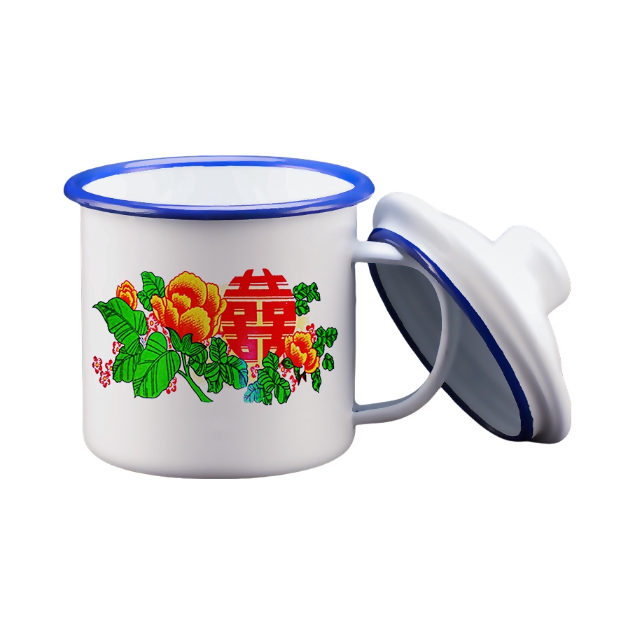 推荐商品：派连天 500ml 搪瓷 怀旧经典老式马克杯
