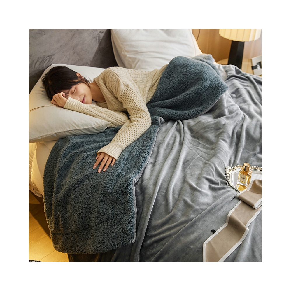 推荐商品：艾咪 金貂绒羊羔绒 毛毯 AM11