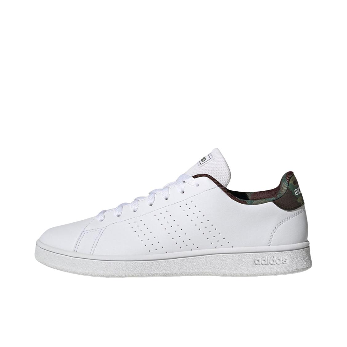 推荐商品：adidas NEO Advantage 板鞋 复古舒适百搭轻便透气防滑耐磨时尚轻运动包裹性 低帮/纯白色/黑色