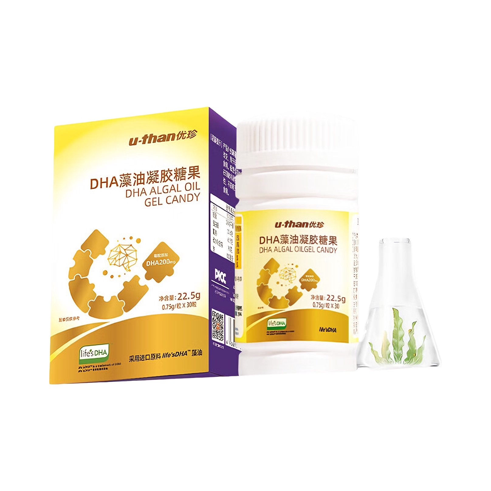 推荐商品：优珍 婴儿DHA藻油凝胶糖果营养好吸收