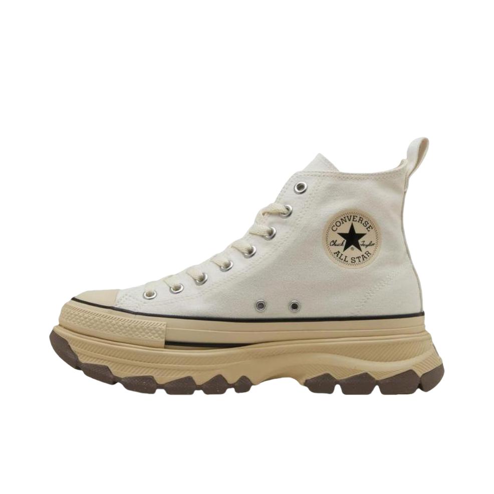 推荐商品：Converse/匡威 All Star 100 Trekwave 帆布鞋 防滑耐磨舒适透气圆头复古贴合 高帮/白色