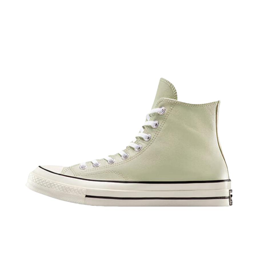推荐商品：Converse/匡威 Chuck 70 帆布鞋 防滑耐磨薄底轻便透气舒适百搭复古时尚贴合圆头流光风 高帮/浅绿色