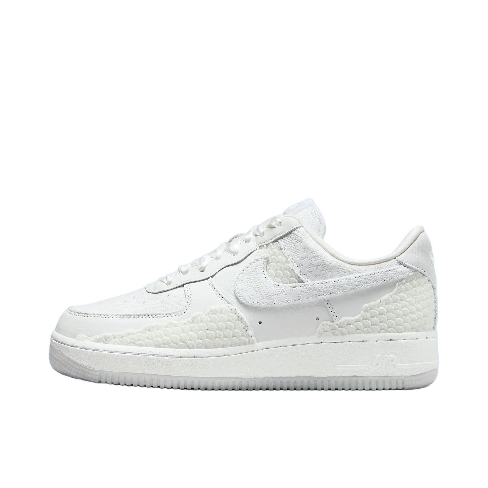 Nike Air Force 1 空军一号 板鞋 轻便舒适百搭耐磨防滑复古 女款/蛇年限定/灰色/白色/米色