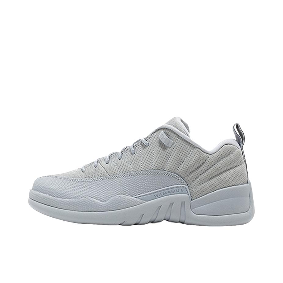 推荐商品：Air Jordan 12 篮球鞋 全掌zoom air潮流复古舒适百搭缓震支撑 Low Wolf Grey 男款/狼灰