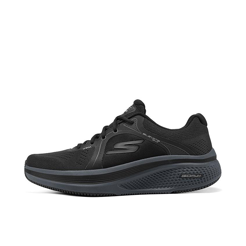 推荐商品：Skechers/斯凯奇 Go Run Elevate 2.0 越野跑鞋 缓震高回弹耐磨运动系带 全黑色