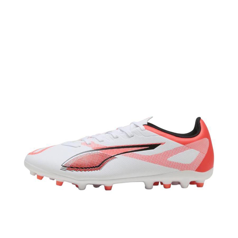 推荐商品：Puma/彪马  ULTRA 5 PLAY MG  短钉 人造草 防滑耐磨 舒适 低帮 钉鞋 支撑 胶质  足球鞋 白色/黑色/亮红色