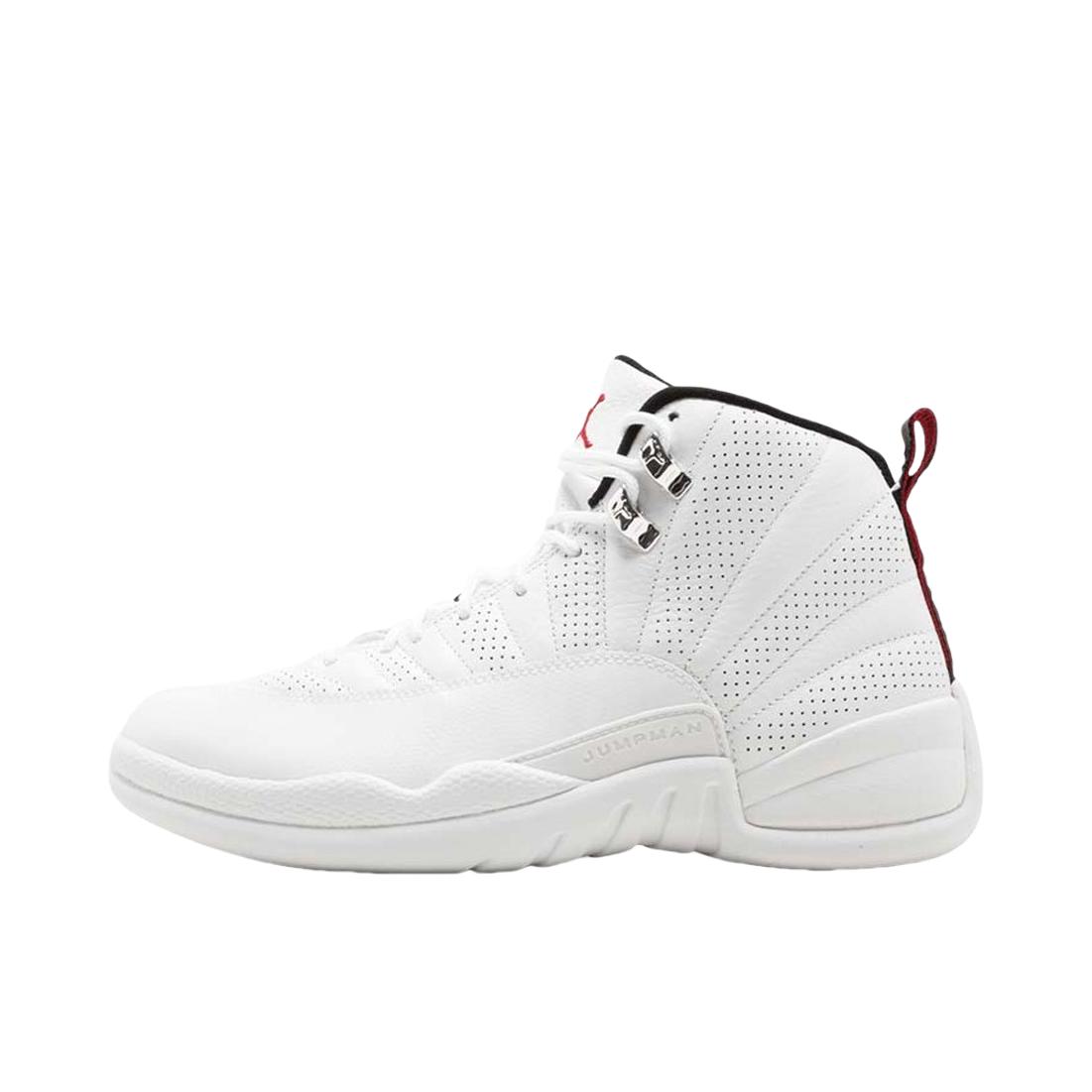 推荐商品：Air Jordan 12 篮球鞋 全掌zoom air潮流复古舒适百搭缓震支撑 Rising Sun 全白