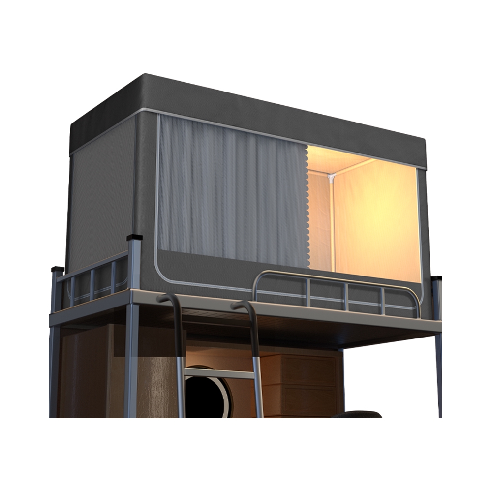 推荐商品：半弦月 拉链方帐款 三开门 床帘蚊帐