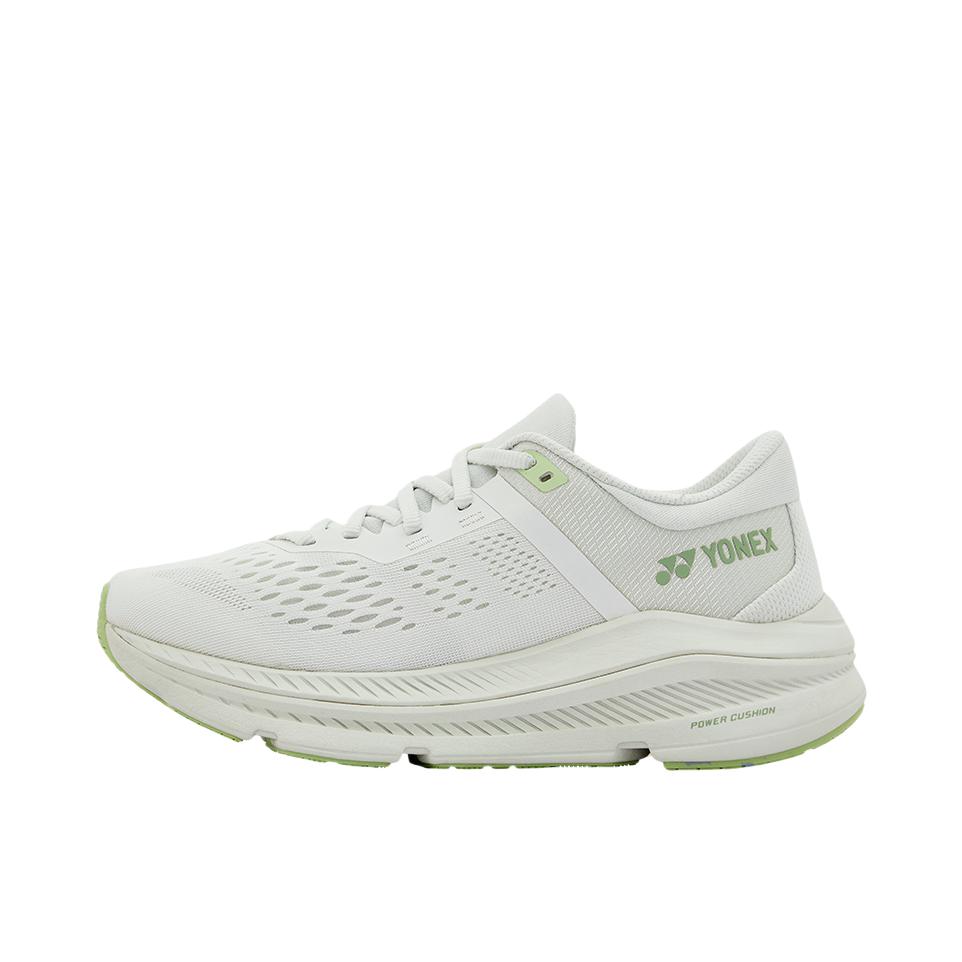 推荐商品：YONEX/尤尼克斯 Saferun 200X 防滑耐磨 减震透气 跑鞋 女款/米白色