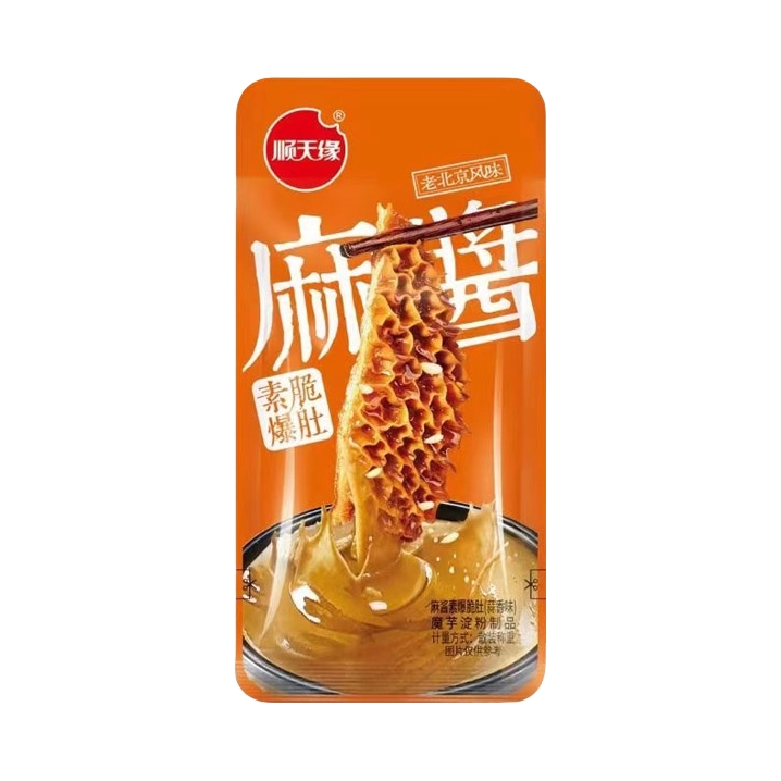 推荐商品：顺天缘 素麻酱脆爆肚 15g/包 散装 蒜香味