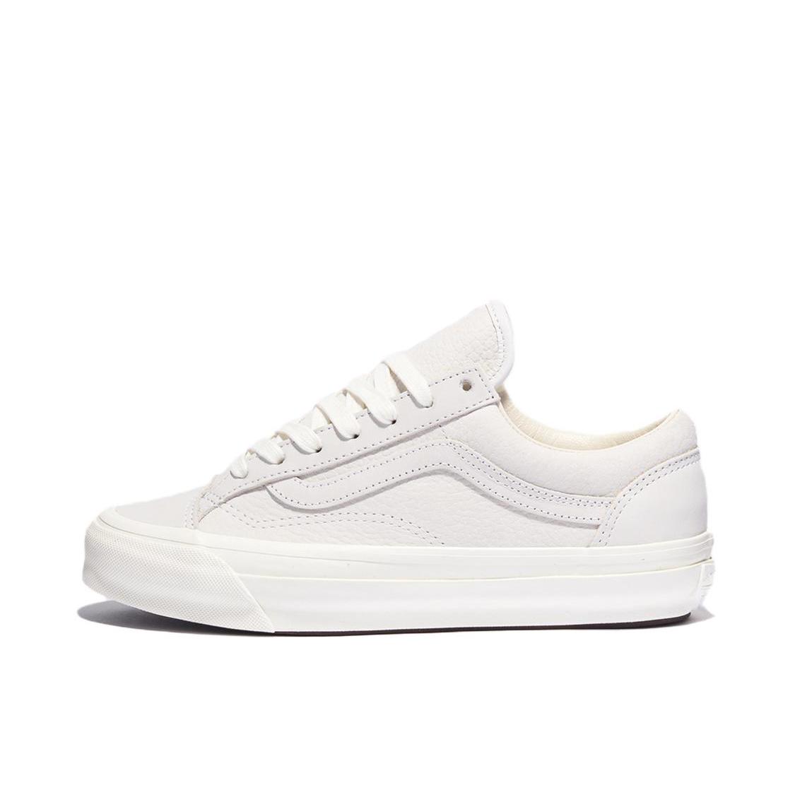 推荐商品：Vans/范斯 Old Skool Reissue 136 板鞋 防滑耐磨舒适透气时尚复古百搭休闲 乳白色
