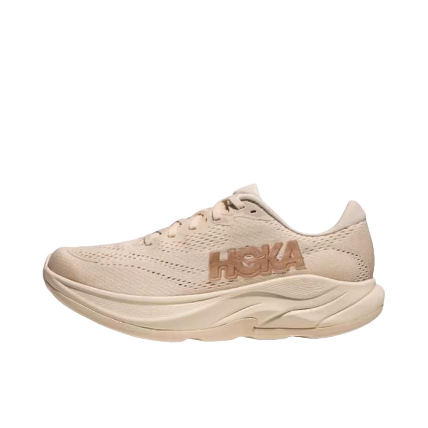 推荐商品：HOKA ONE ONE Rincon 4 林康4 公路 减震透气 防滑耐磨 跑鞋 米色