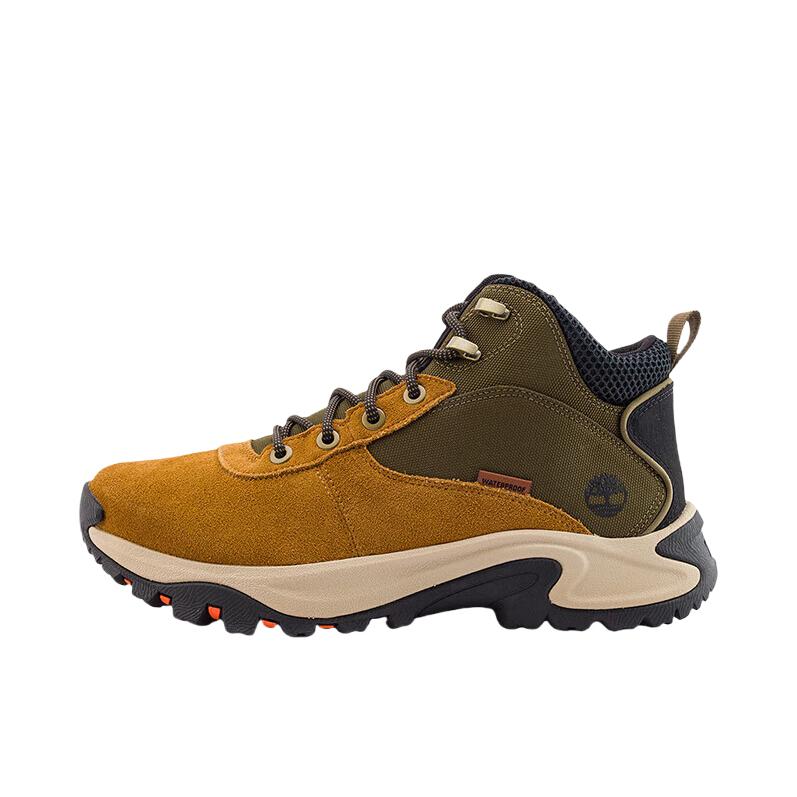 推荐商品：Timberland/添柏岚 中帮 休闲 防水 户外鞋 棕色