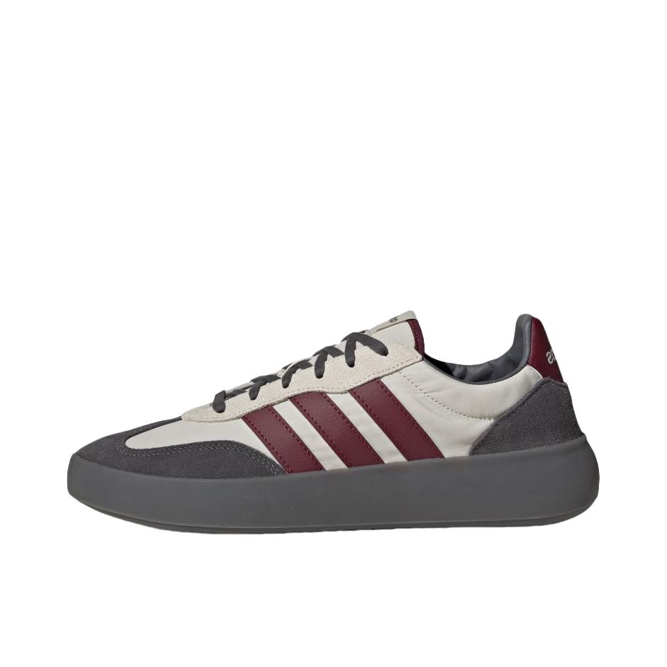 推荐商品：adidas BARREDA DECODE T头鞋 德训鞋 板鞋 百搭复古时尚简约防滑耐磨舒适轻便透气薄底贴合支撑 矾土棕/酱紫/深灰