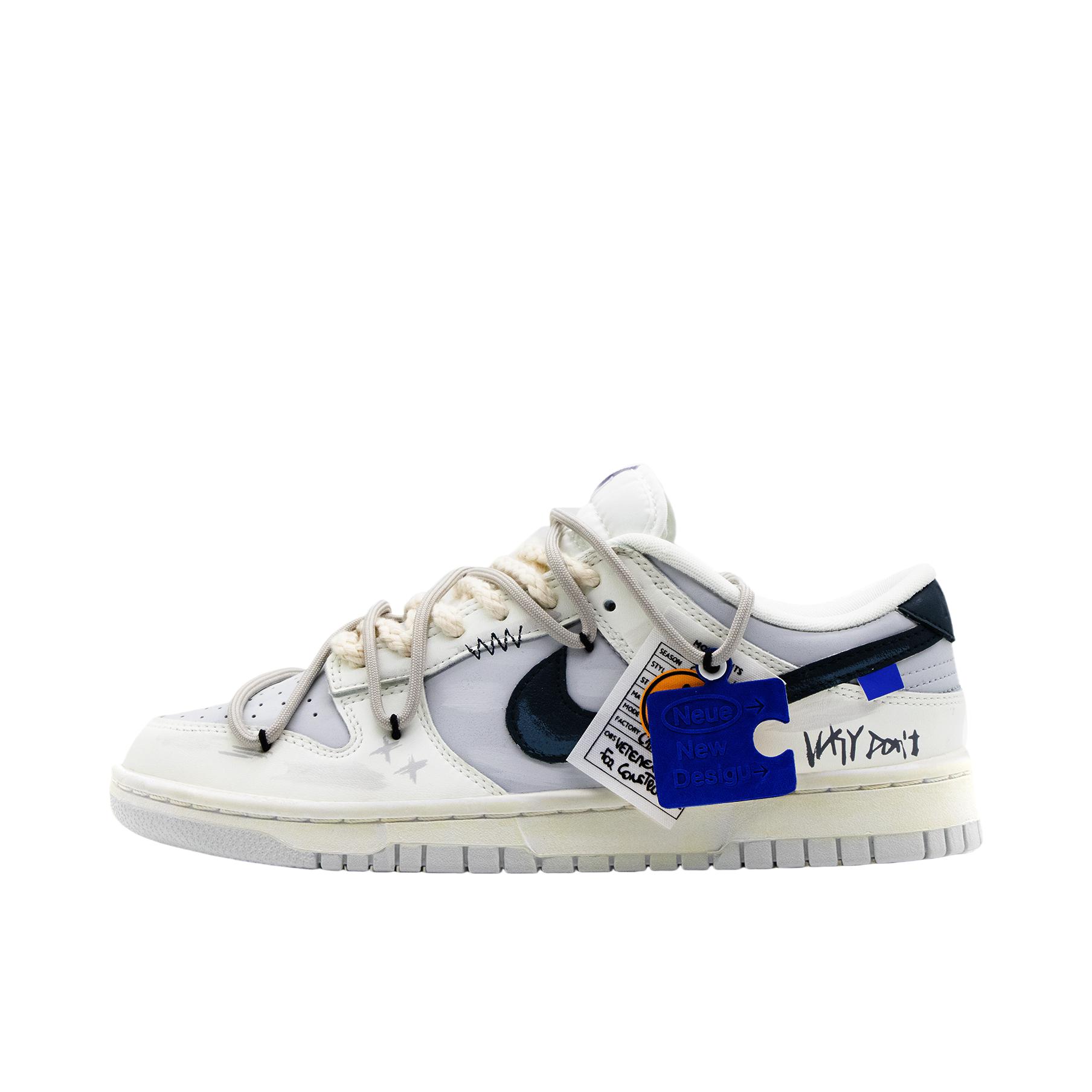 推荐商品：【定制球鞋】 Nike Dunk 板鞋 平跟系带防滑耐磨做旧高街简约百搭潮流复古美式 小丑2.0