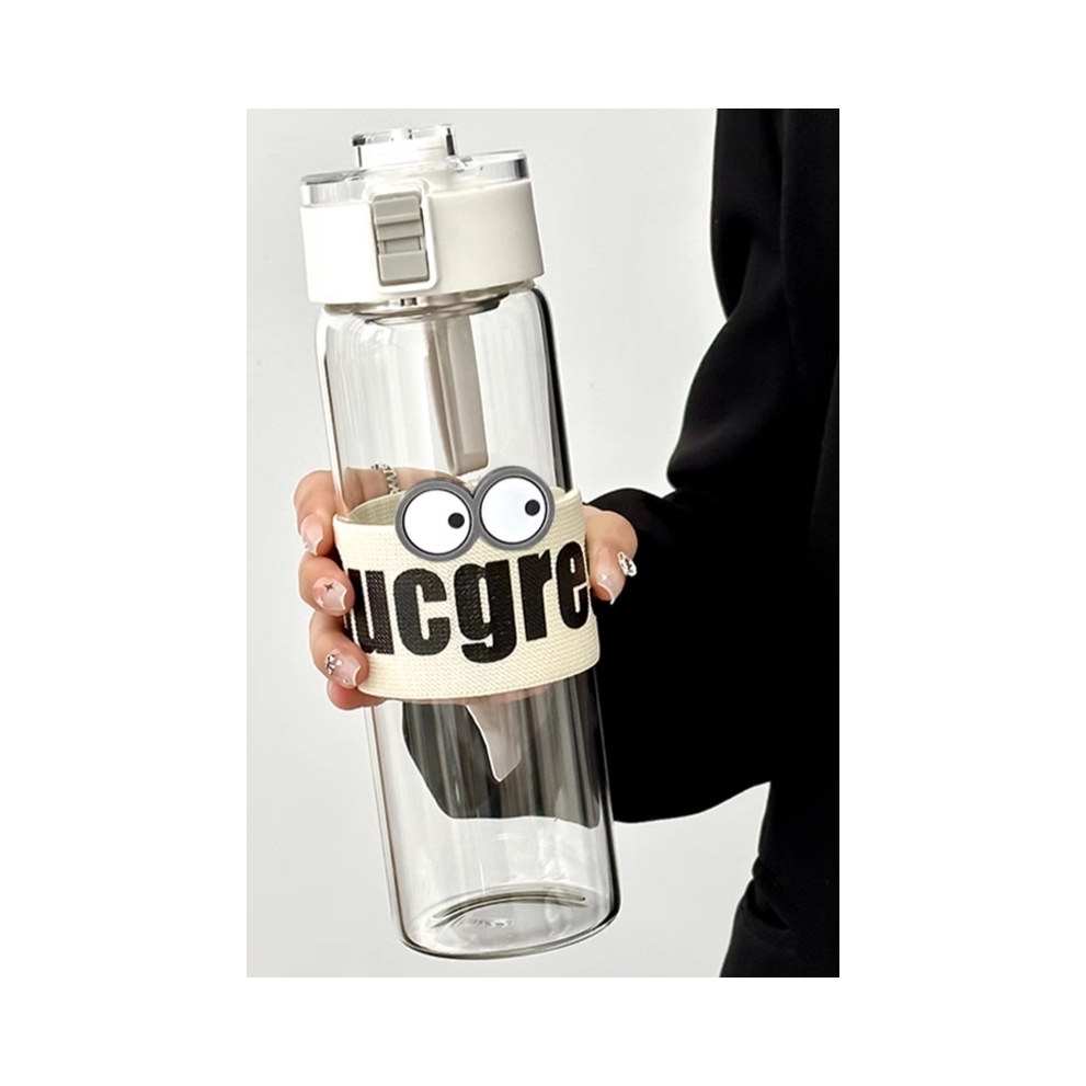 推荐商品：绚青 650ml 高硅胶 玻璃杯