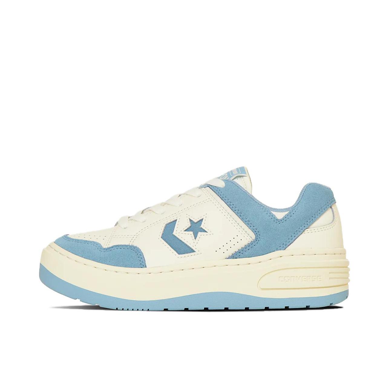 推荐商品：Converse/匡威 Weapon PLTS SD OX 防滑 轻便 低帮 系带 运动休闲鞋 白色/蓝色