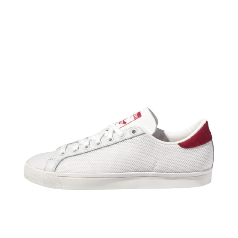 推荐商品：adidas Originals Rod Laver 板鞋 防滑耐磨轻便透气舒适百搭 白色/红色