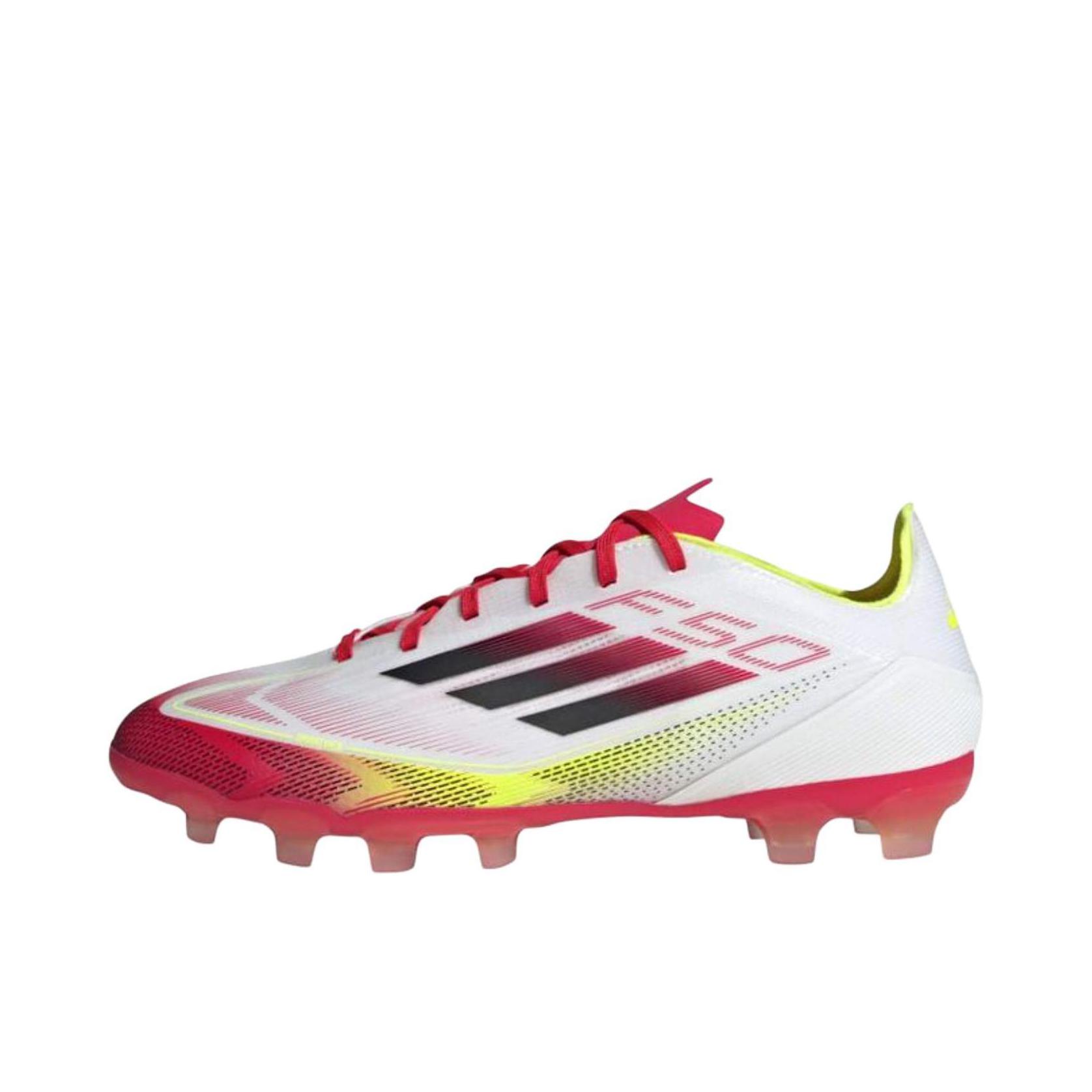 推荐商品：adidas F50 Pro MG 足球鞋 胶质短钉百搭人造草地 白色/暗红色