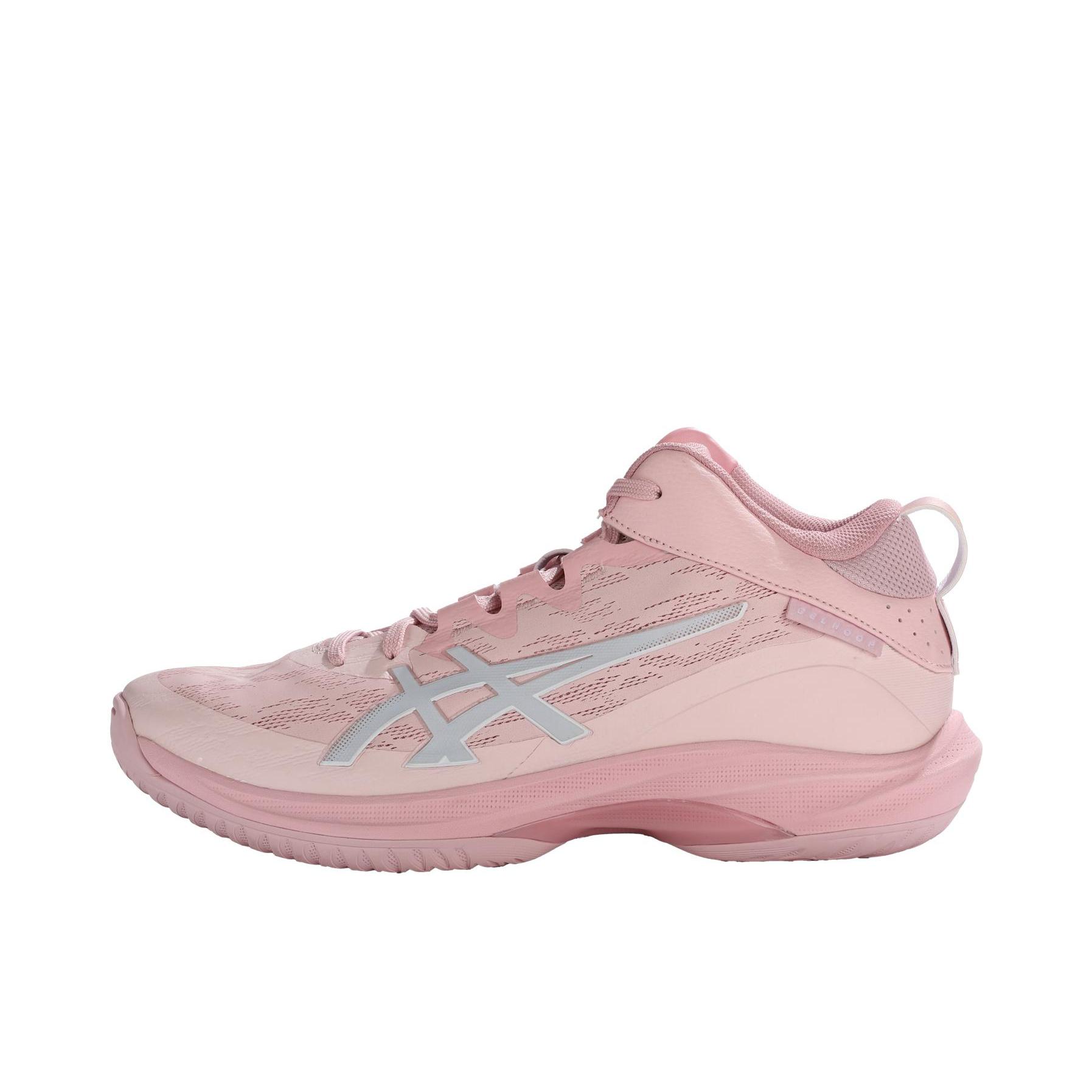 推荐商品：Asics/亚瑟士 GEL-HOOP V17 篮球鞋 防滑耐磨低帮 粉色