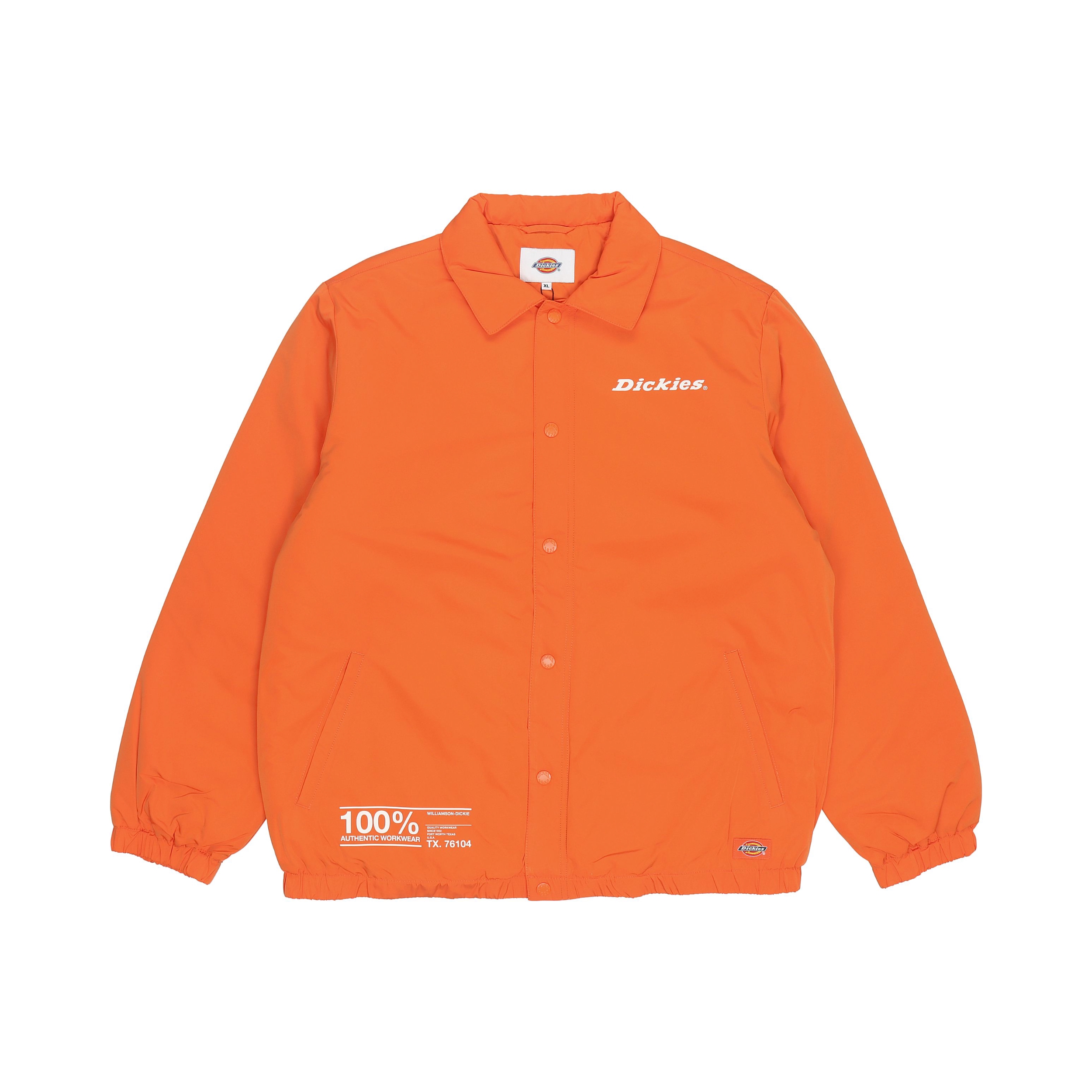 Dickies 充棉教练翻领夹克 男女同款 DK008008 橙