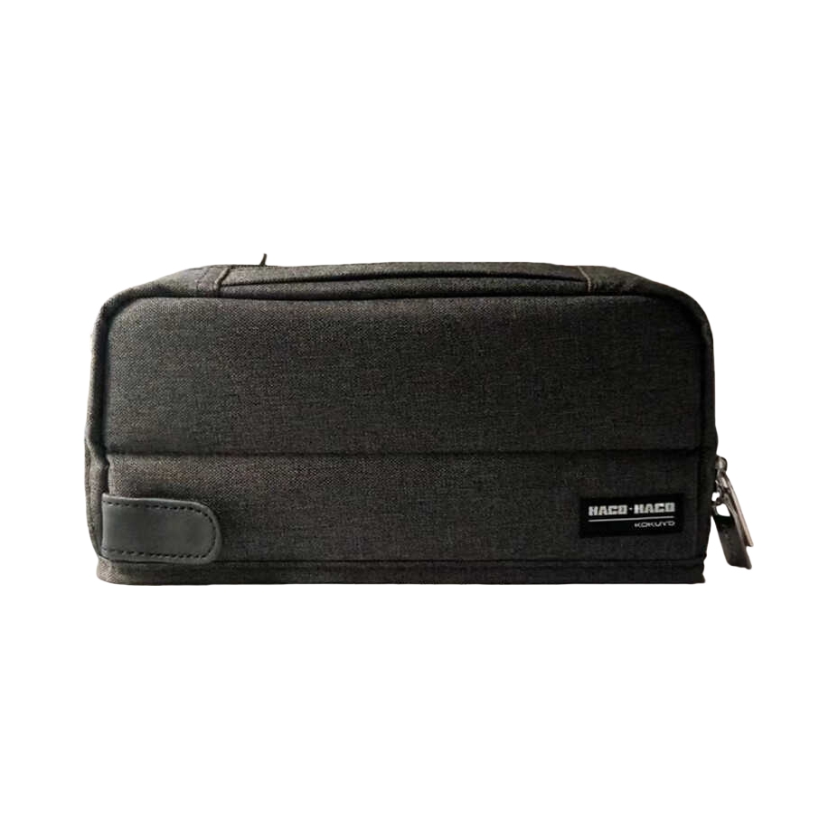 推荐商品：kokuyo/国誉 新款HACO笔袋一米新纯可站立大容量学生笔盒日系收纳袋