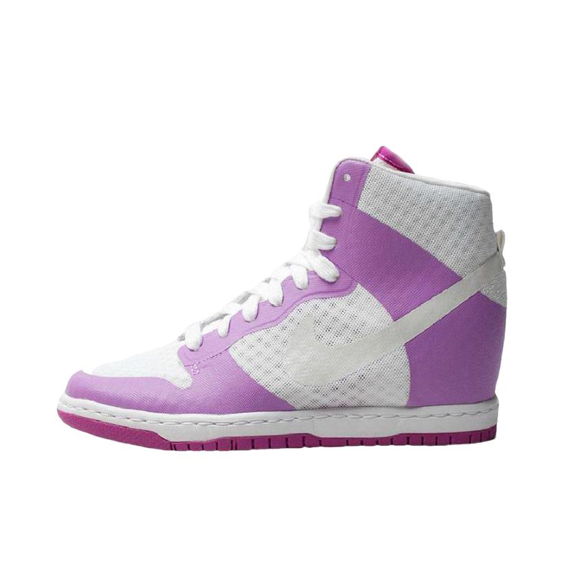 推荐商品：Nike Dunk Sky Hi 运动休闲鞋 减震回弹防滑耐磨 White Purple 白/淡紫