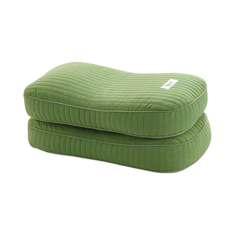 推荐商品：彩翼家纺 助眠系列 100%全棉护颈 荞麦壳枕芯 48*26cm