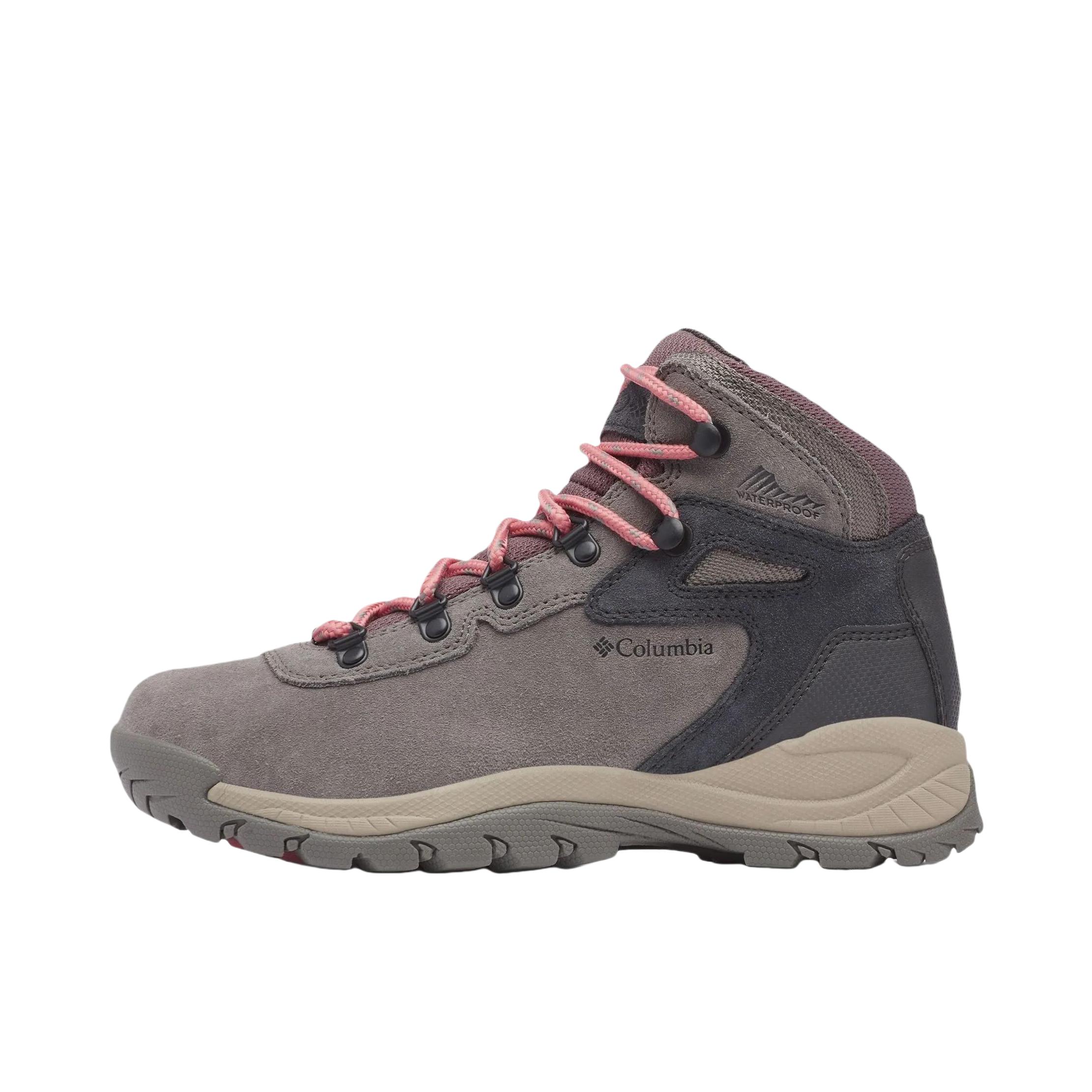 推荐商品：Columbia/哥伦比亚 Newton Ridge Plus 防滑 防水 高帮 户外鞋 登山鞋 女款/灰色