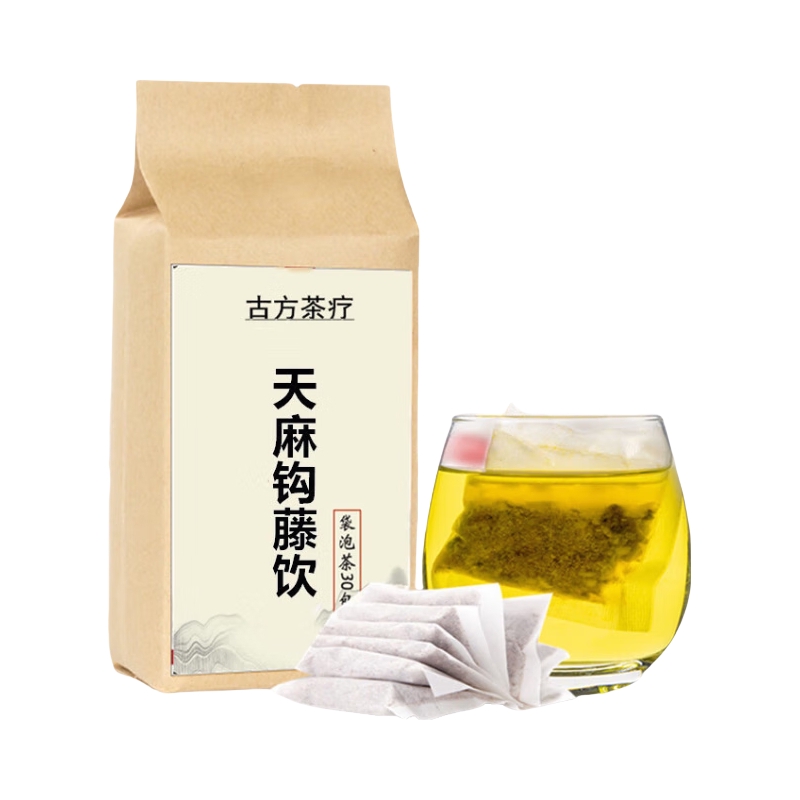 推荐商品：颜渝 天麻钩藤饮 袋装 中药材原材料养生茶