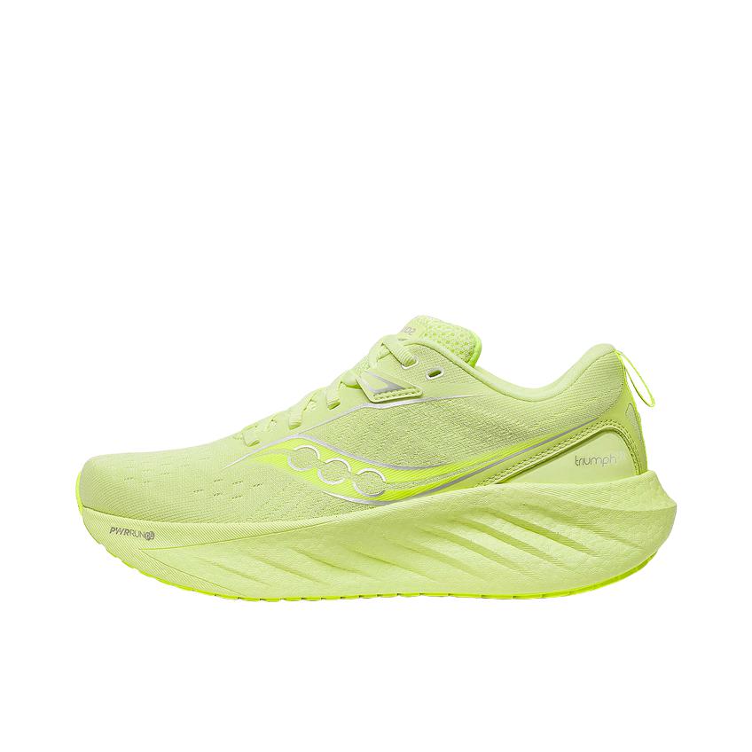 推荐商品：【彭于晏同款】Saucony/索康尼 Triumph 胜利 22 缓震 防滑耐磨 长跑训练 回弹 慢跑 跑鞋 男款/绿色