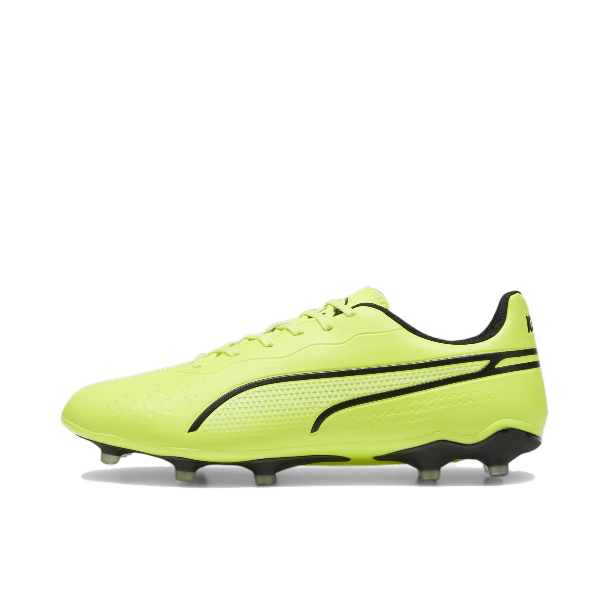 推荐商品：Puma/彪马 King Match FG/AG 足球鞋 胶质长钉人造草坪防滑耐磨 绿色/黑色