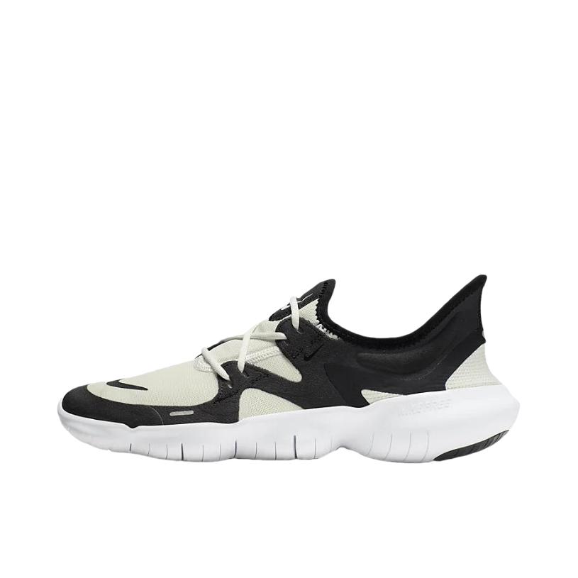 推荐商品：Nike Free RN 5.0 跑鞋 防滑耐磨舒适透气休闲运动气垫 Black/White 女款/黑色/白色