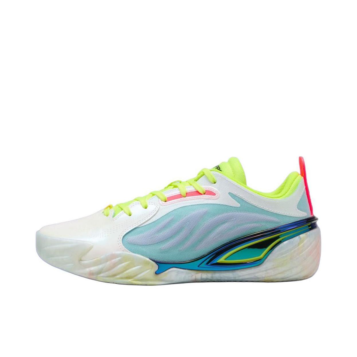 推荐商品：Puma/彪马 All-Pro Nitro Elite 低帮 减震 实战 防滑 篮球鞋 白色