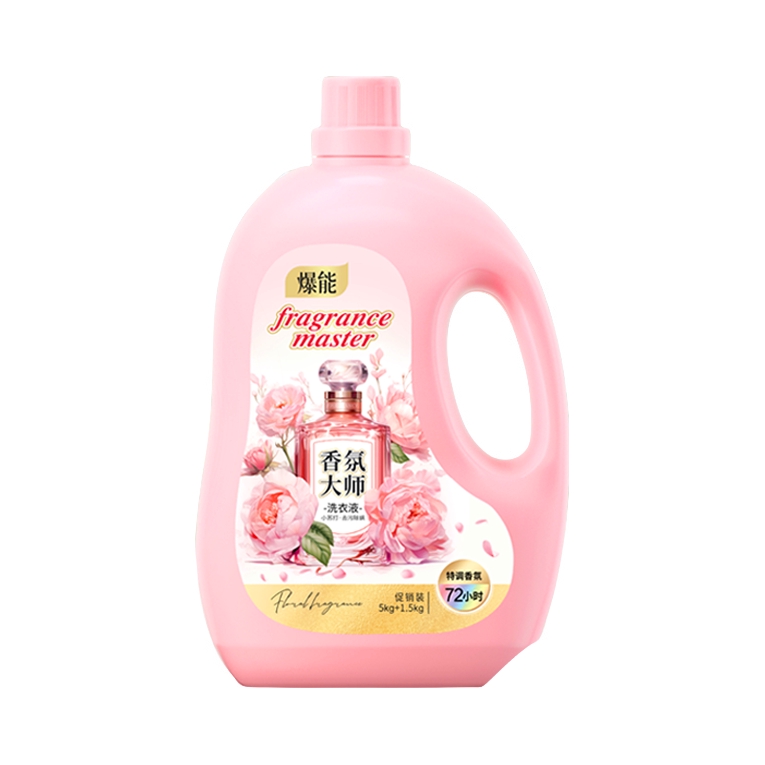 推荐商品：爆能 玫瑰花香 持久留香去污洗衣液
