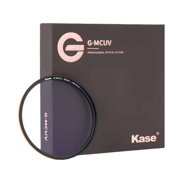 推荐商品：Kase/卡色 G-MCUV UV镜 金环保护 高端滤镜 镀膜 高透 防紫外线 防油污 防刮 钢化 无暗角 抗摔 低反射 防眩光