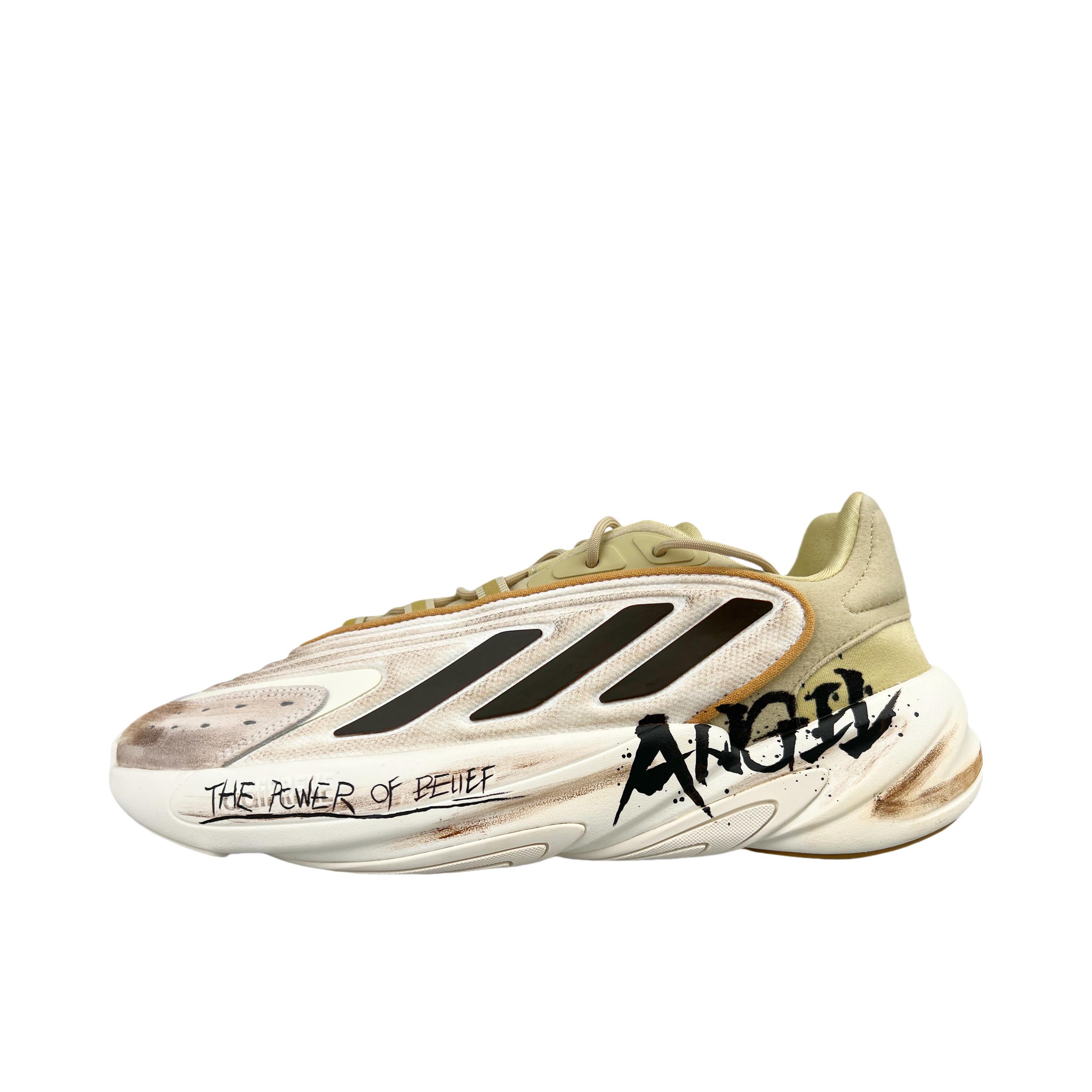 推荐商品：【定制球鞋】adidas Originals Ozelia 织物 防滑耐磨 轻便 低帮 复古美式 老爹鞋 废墟星球