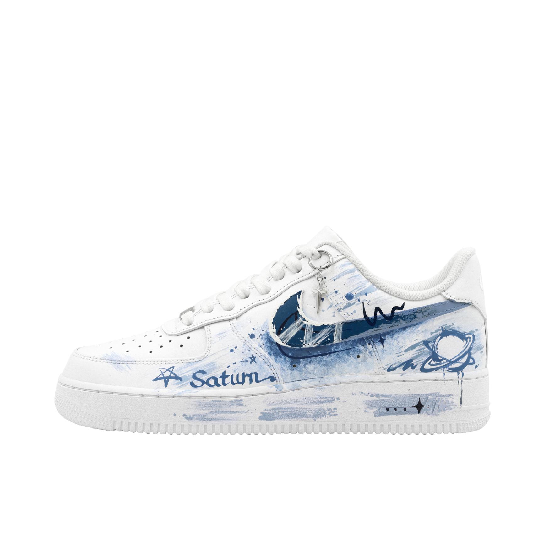 推荐商品：【定制款】 Nike Air Force 1 板鞋 防滑减震耐磨低帮增高 断裂时空