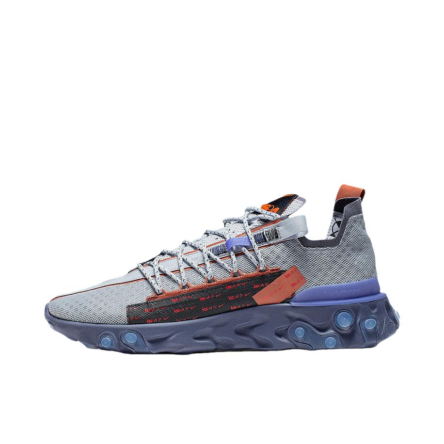 推荐商品：Nike React Runner Mid WR ISPA 跑鞋 复古百搭防滑耐磨运动防水 Wolf Grey/Dusty Peach 灰/蓝