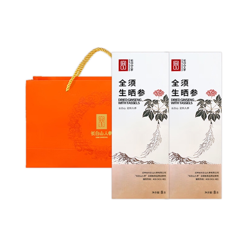 推荐商品：CBM GINSENG/长白山人参 全须生晒参 礼盒装